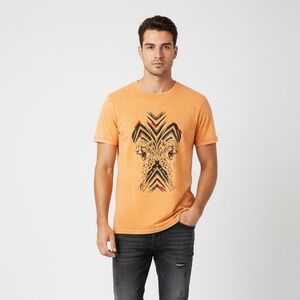 Voiz Cotton T-Shirt for Men with Tigger Details‎